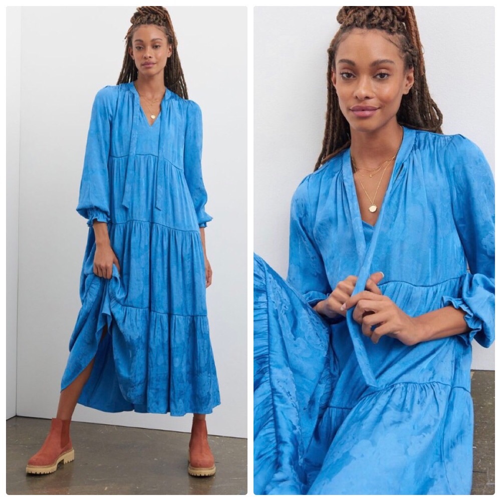 NWT ANTHROPOLOGIE CASSIE TIERED MAXI DRESS